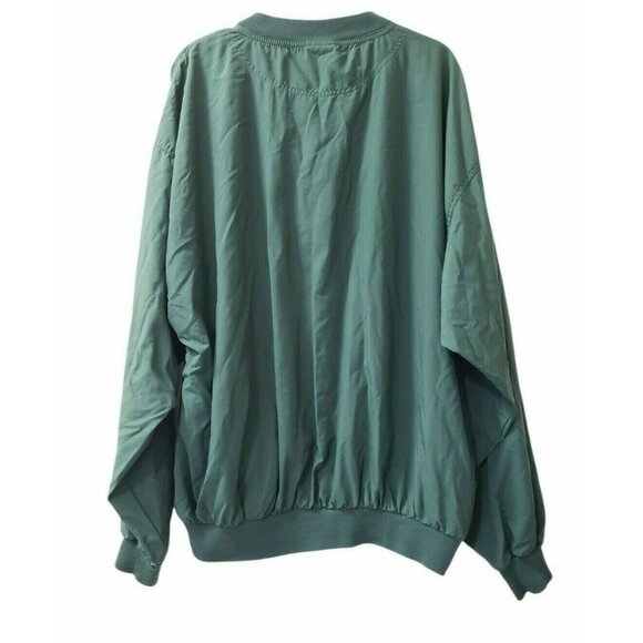 Munsingwear Penguin Green Nylon Pullover XL Boy Scouts Of America BSA Logo Golf - Picture 2 of 9